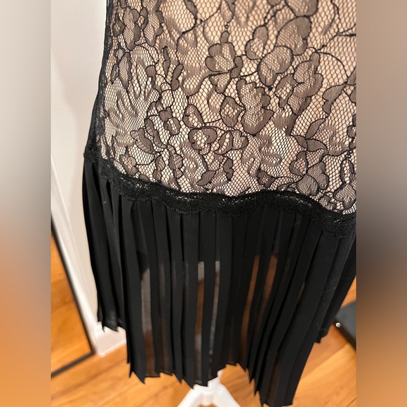 Oscar De La Renta Pink Label Lace Slip Dress | Medium - Picture 3 of 7
